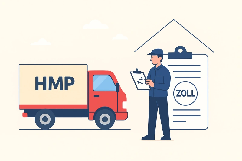 Zoll Umzug Lettland mit HMP