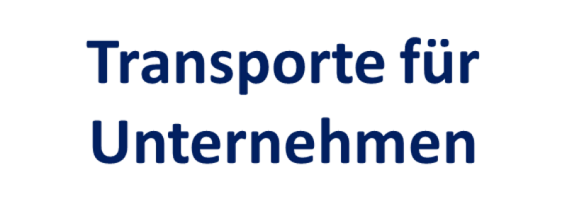 Transporte für Unternehmen