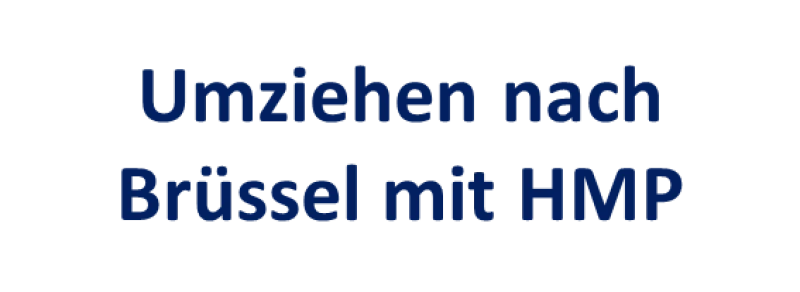 Umziehen nach Brüssel