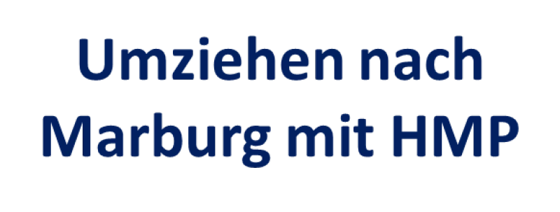 Umziehen nach Marburg