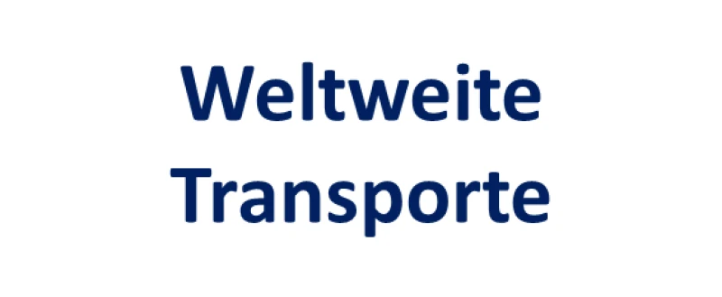 Weltweite Transporte