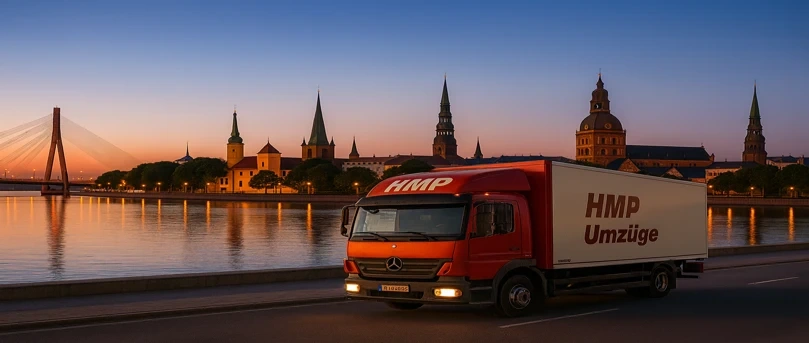 HMP LKW Umzug nach Lettland