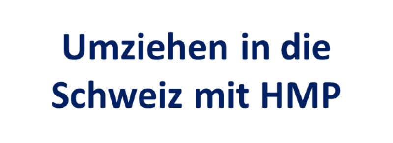 Umziehen in die Schweiz