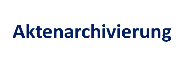 Aktenarchivierung
