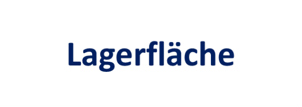 Lagerfläche Einlagerung