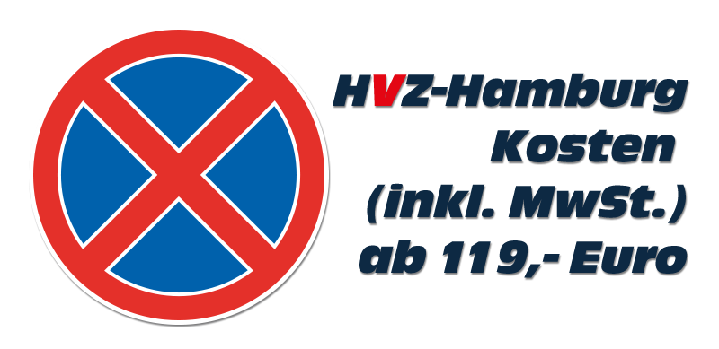 Halteverbotszone Hamburg 99,- Euro